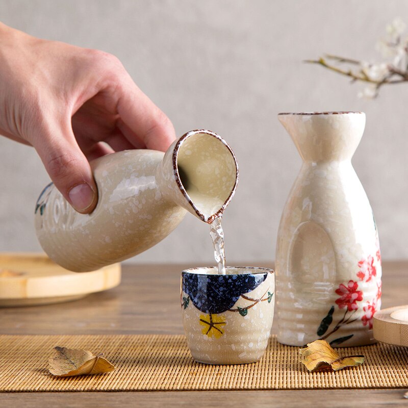 Maison japonaise en céramique blanc verre à vin blanc verre clair maison rétro petite tasse sans main pot blanc clair pot à vin