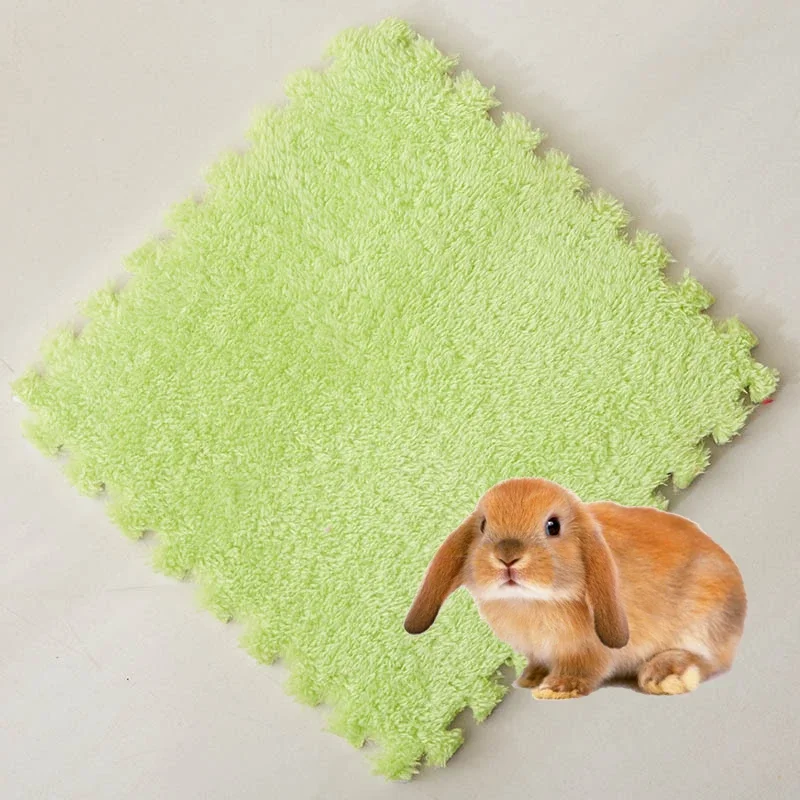 Forro de jaula para conejillo de indias, artículos para mascotas pequeñas, impermeable, antideslizante, alfombrilla para cama, almohadilla para orinar altamente absorbente, 4/10 Uds.
