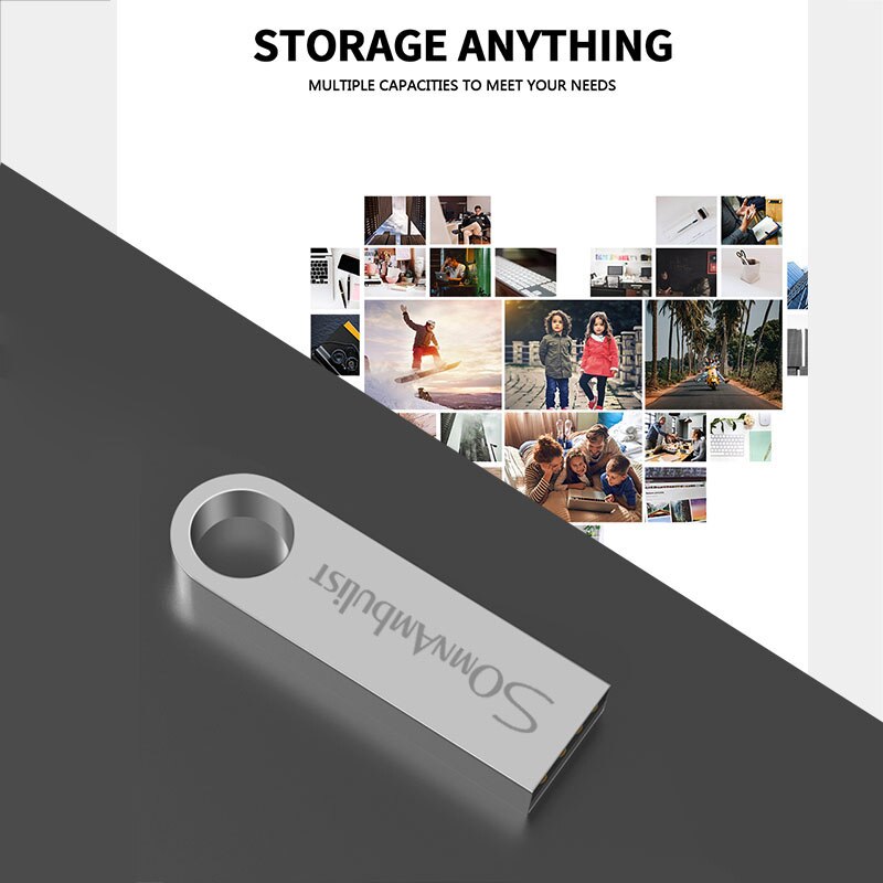 SomnAmbulist Pen Drive 32GB 64GB 128GB High Speed USB2.0 dla PC Mobile Mini Pen Drive 16GB 32GB USB Flash Drive 64GB 8GB 4GB