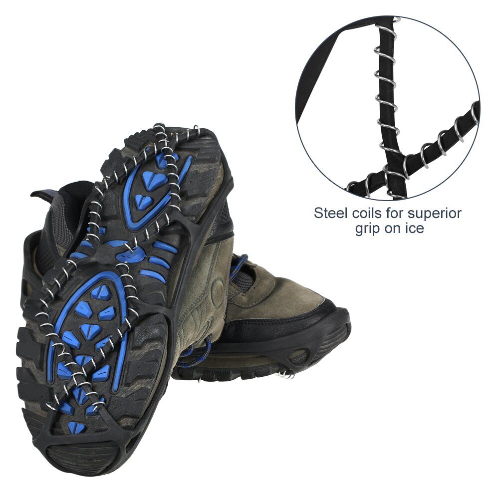 Anti-Slip Sneeuw Ijs Klimmen Schoen Spikes Ice Grips Cleats Ijskrappen Winter Klimmen Antislip Schoenen Cover Klimmen Accessoires