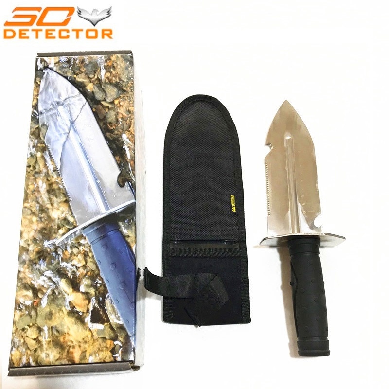 Gold Hunter pinpointer underground gold metal detector digging tool edge digger shovel and stainless steel sand scoop