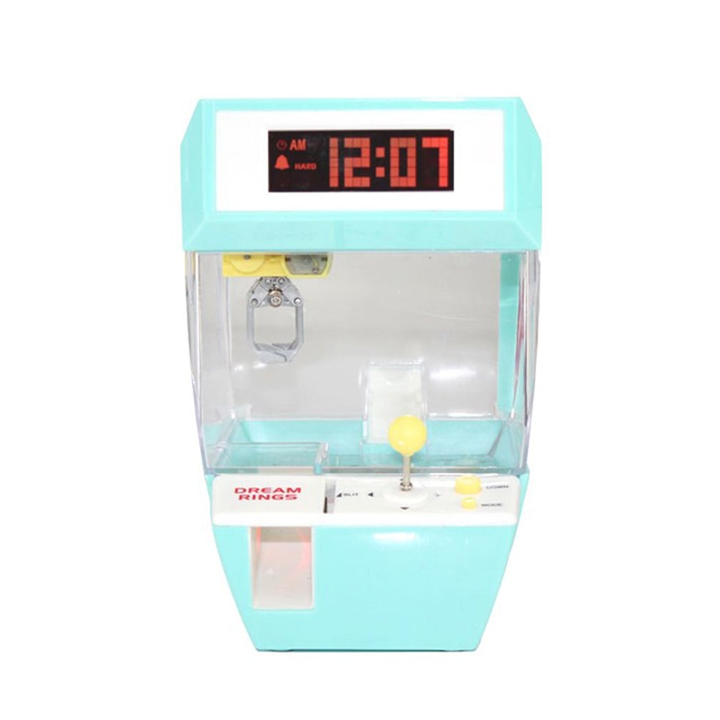 Catcher Wekker Muntautomaat Machine Game Machine Snoep Opknoping Pop Klauw Klauw Machine Arcade Kid 'S Automatische Speelgoed Kids