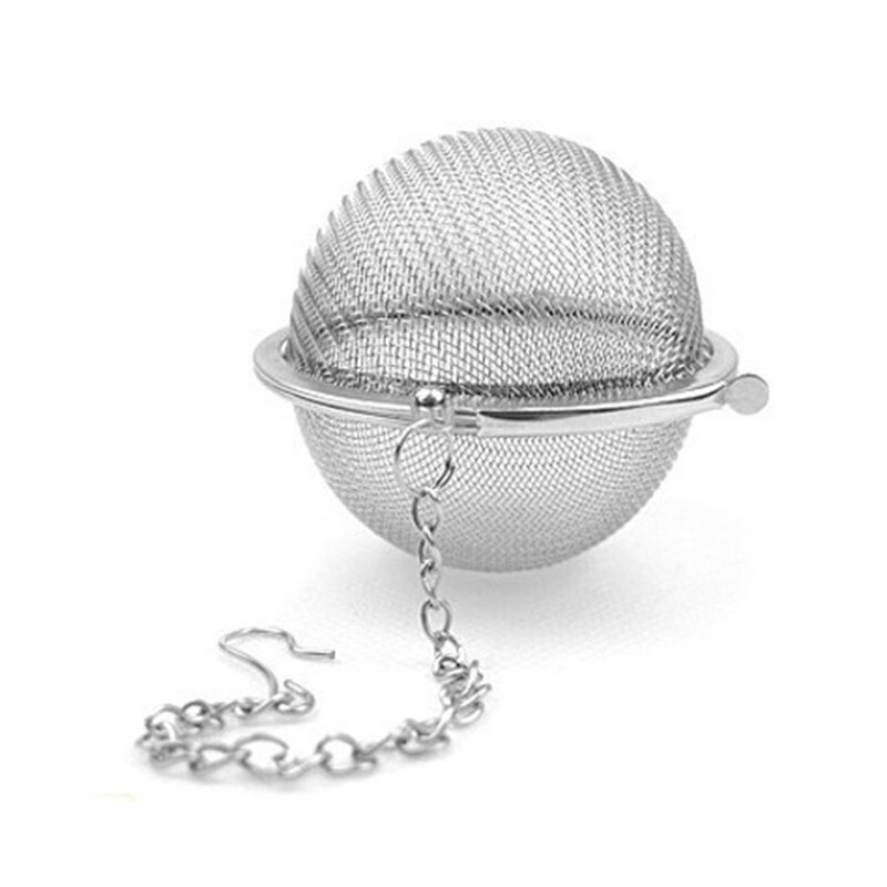 Infusor de té de acero inoxidable, colador de hojas de té, Bola de té, dispositivo de elaboración de hierbas, especias, utensilios para filtro de cocina,