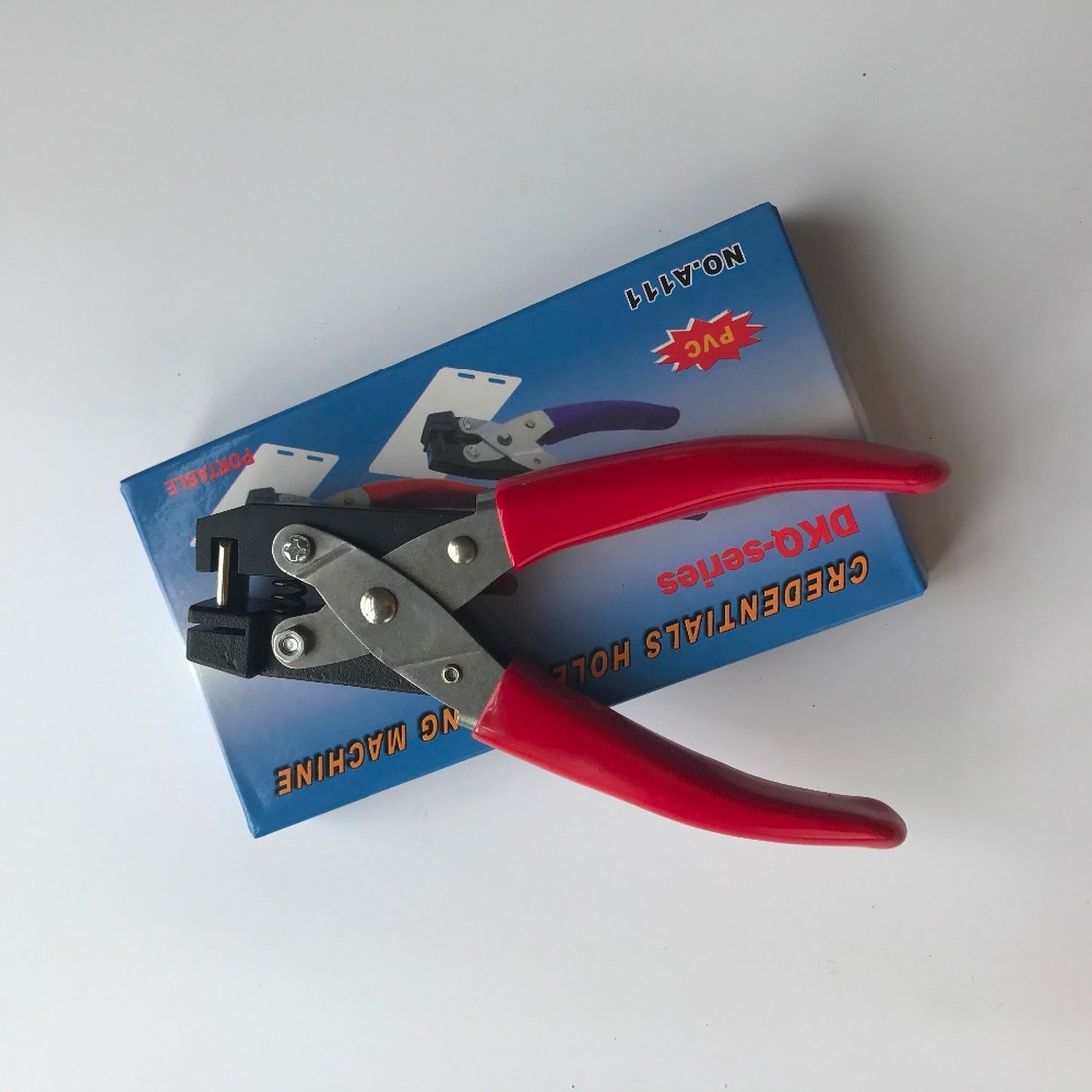 3*13mm Inkjet PVC Card Slot Punch Flat Hole Punch Perfect for ID Badge Card Puncher for cutter ID card business card Photo Paper