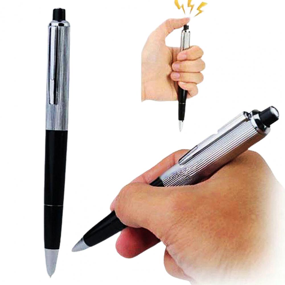 Funny Electric Ballpoint Pen Toy Interesting Surprising Shocking Joke Toys Ballpoint Pen Office School Supplies