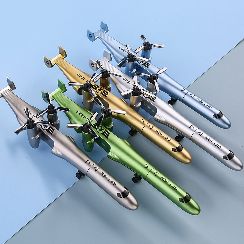 Helicopter Airplane Shape Gel Pen Student Writing Office Supplies Student Stationery Boy: Default Title