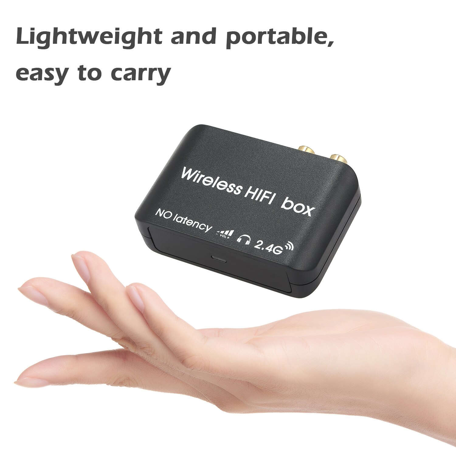 AY87 Audio Transmitter Receiver 2.4G Wireless HIFI Audio Converter No Latency Audio Transceiver Adapter