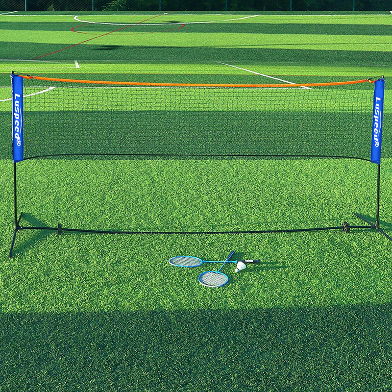 Portable Folding Standard Badminton Net Indoor Outdoor Sports Volleyball Tennis Training Square Nets Mesh