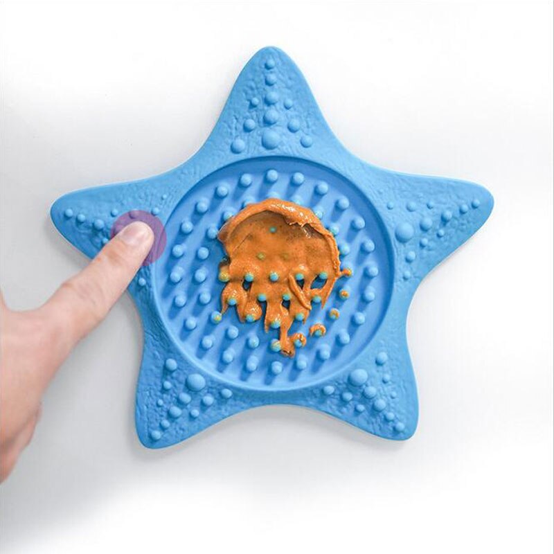 Indukcja robić kąpania psa karma dla psa miska na karmę silikonowa karma dla psa lizać Podkładka miska dla psa mata dozująca