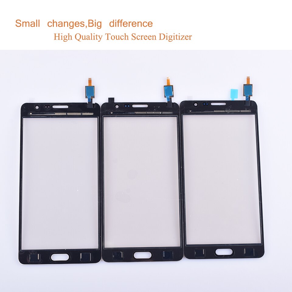 10 Pcs/lot pour Samsung Galaxy On7 G6000 SM-G6000 écran tactile panneau capteur numériseur verre écran tactile pas LCD noir blanc or