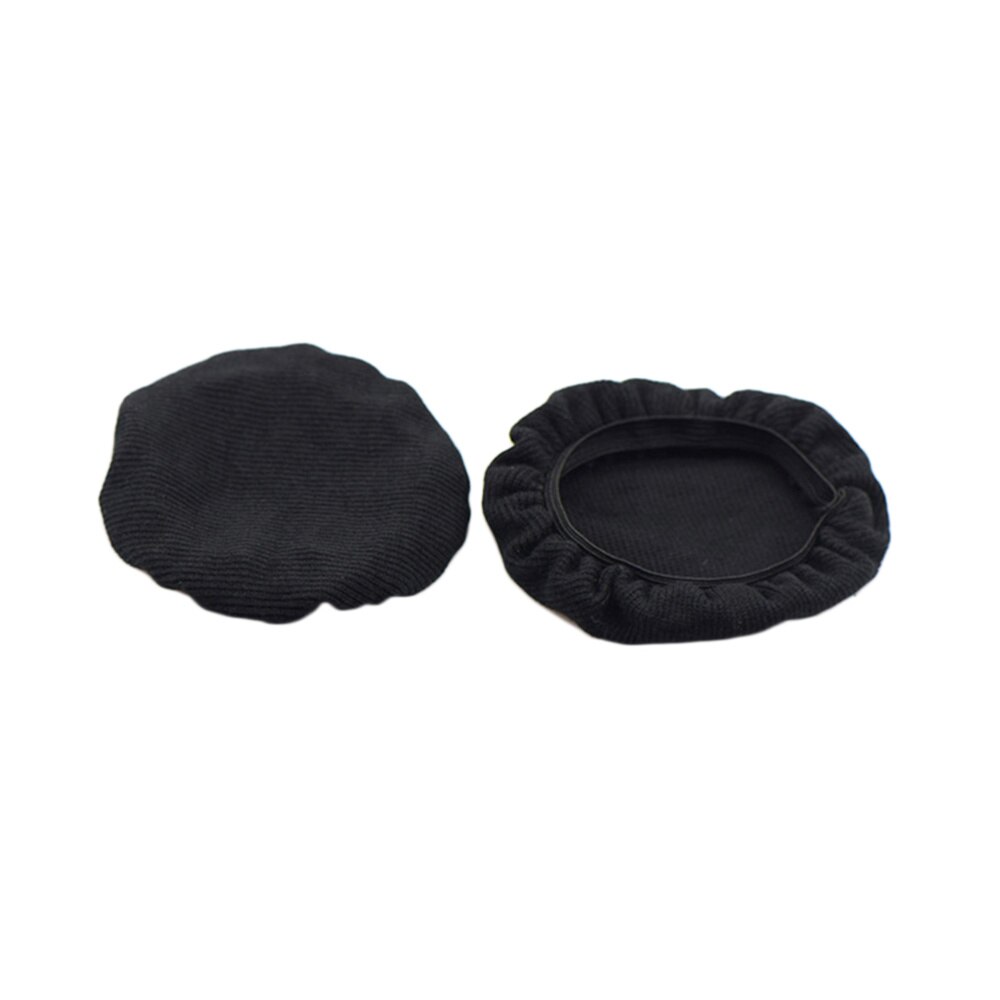 1 Pair Comfortable Sweat Absorption Protective Stretchable Soft Washable Headphone Covers Fit Most On Ear Headphones