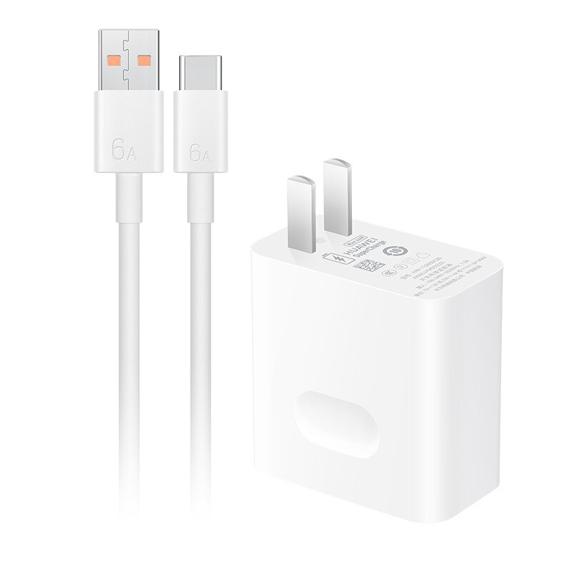 Originele Huawei Supercharge Max 66W Met 6A Usb Type-C Kabel Voor Huawei Mate 40 Pro Mate 40 rs Mate X2