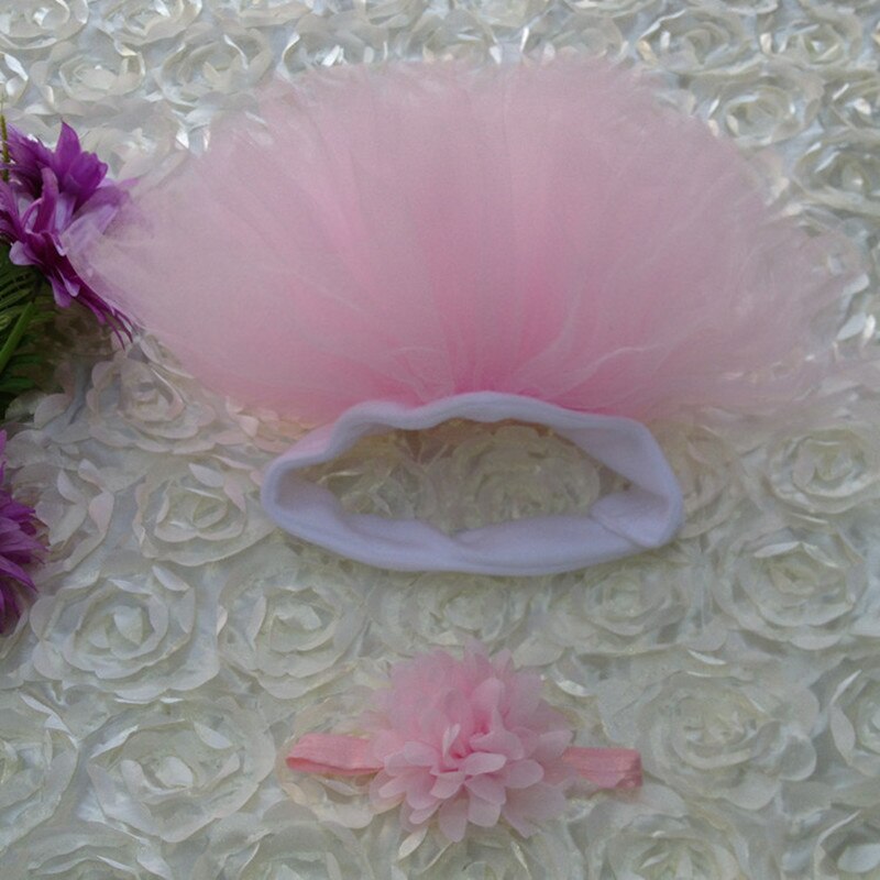 0-3 m tutu rok baby is 12 soorten kleur van een buste van nepotisme hoofdtooi bloem mode creatieve fotografie kleding pictures: Lavendel