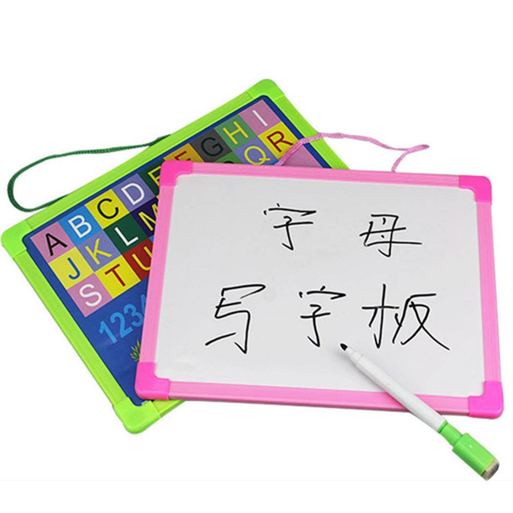 Kids Portable Rewritable Whiteboard Painting Writing Drawing Board Attachment Pen > 3 Years Old About 70g