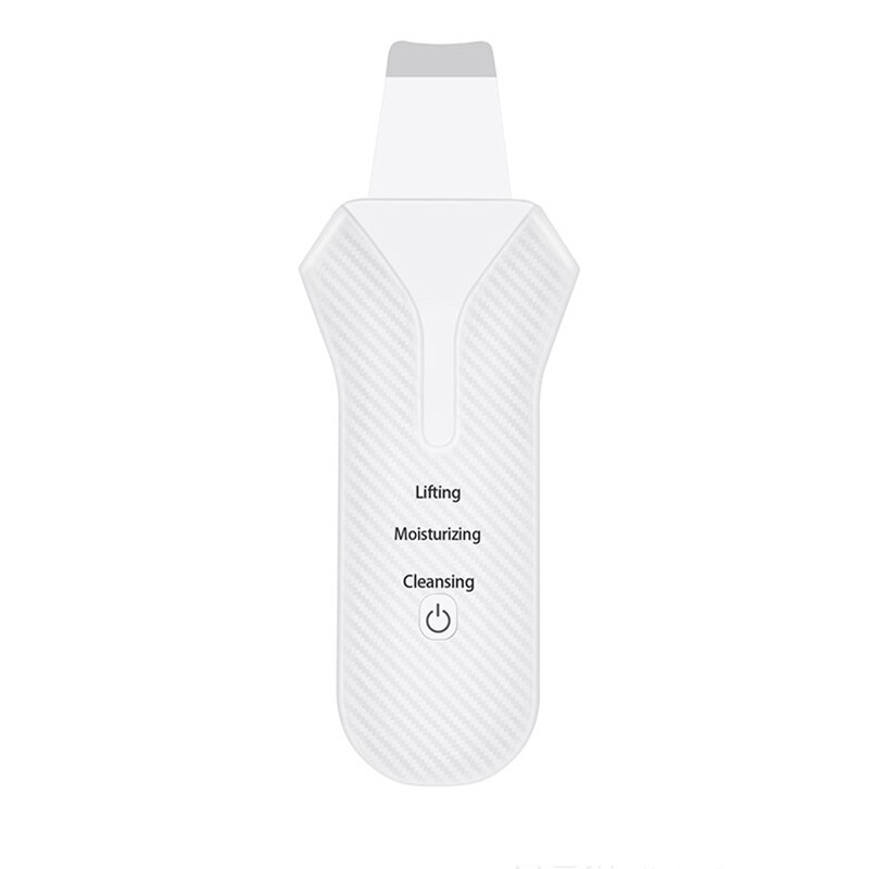 Skin Scrubber Blackhead Remover Extractor Pore Cleaner Removal Kit Facial Skin Exfoliator - Facial Lifting Tool: White