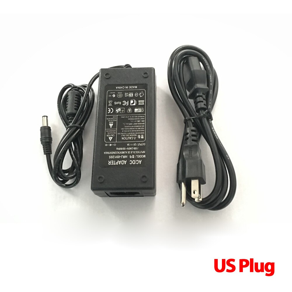 AHCVBIVN 12 v 3A 36 w AC Voor DC Voeding Adapter voor 2.1 & 2.5mm LED Strip Security Camera
