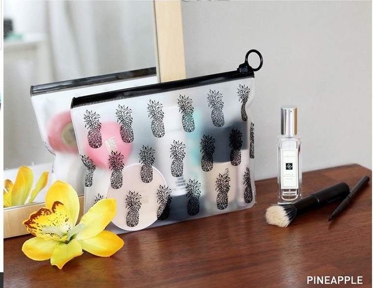 Make-Up Ziplock Opbergtas Etui Pvc Waterdicht Tandenborstel Tandpasta Toilettas Wassen Pouch Cosmetic Bag Travel Organizer
