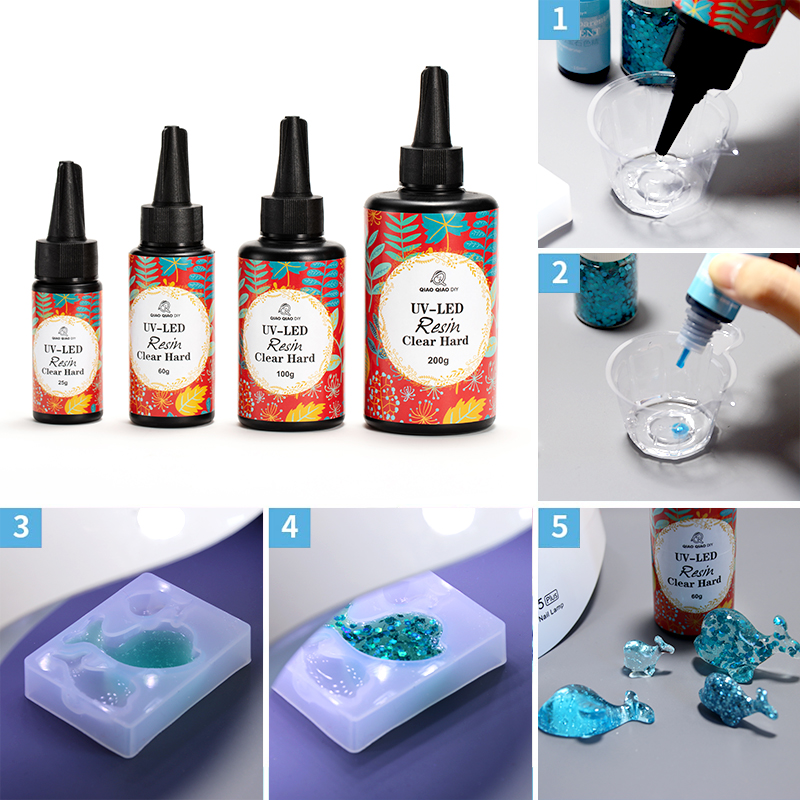 Verbesserter uv-harzkleber, epoxidharz, uv-härtend, solarhärtend, sonnenlichtaktiviert, hart, schnell trocknend, für schmuckherstellung