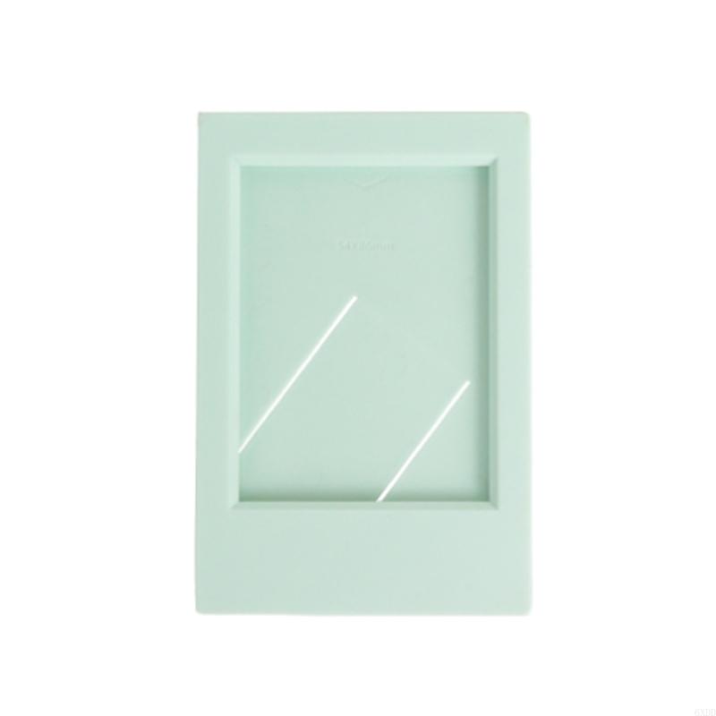 6XDD 3 Polegada Mini Moldura para Molduras Arte Infantil para Desktop Photo Display Stand Decoração Casa: Branco