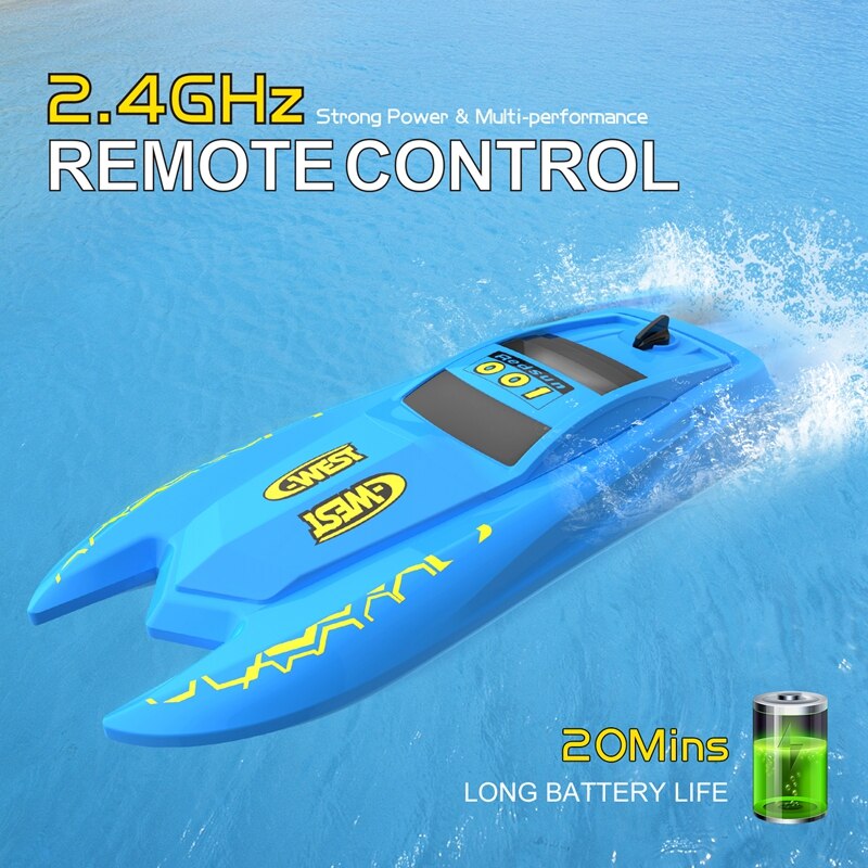 2.4G Rc Boot H126 Mini Boot Water Sensing 10 Km/h 20 Minuten Actie Tijd Afstandsbediening Speedboot Boten speelgoed Voor Kinderen