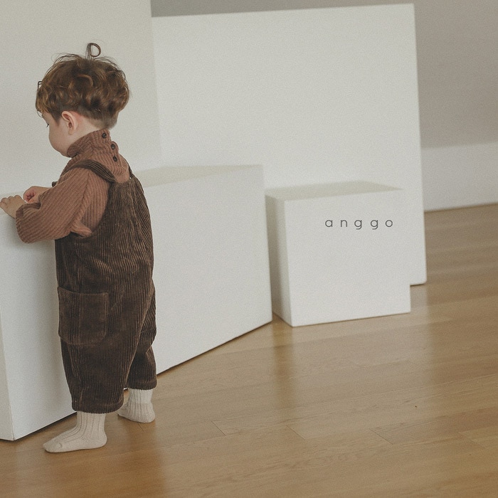 Vêtements pour enfants automne et hiver bébé garçons et filles velours côtelé chemise de fond T-shirt bébé à manches longues hauts chemises