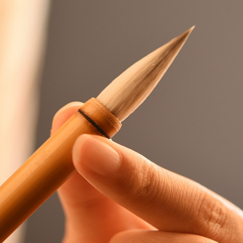 Bai Yun Brushes Woolen Hair Chinese Calligraphy Brush White Cloud Multiple Hair Regular Script Brush Painting Writing Caligrafia