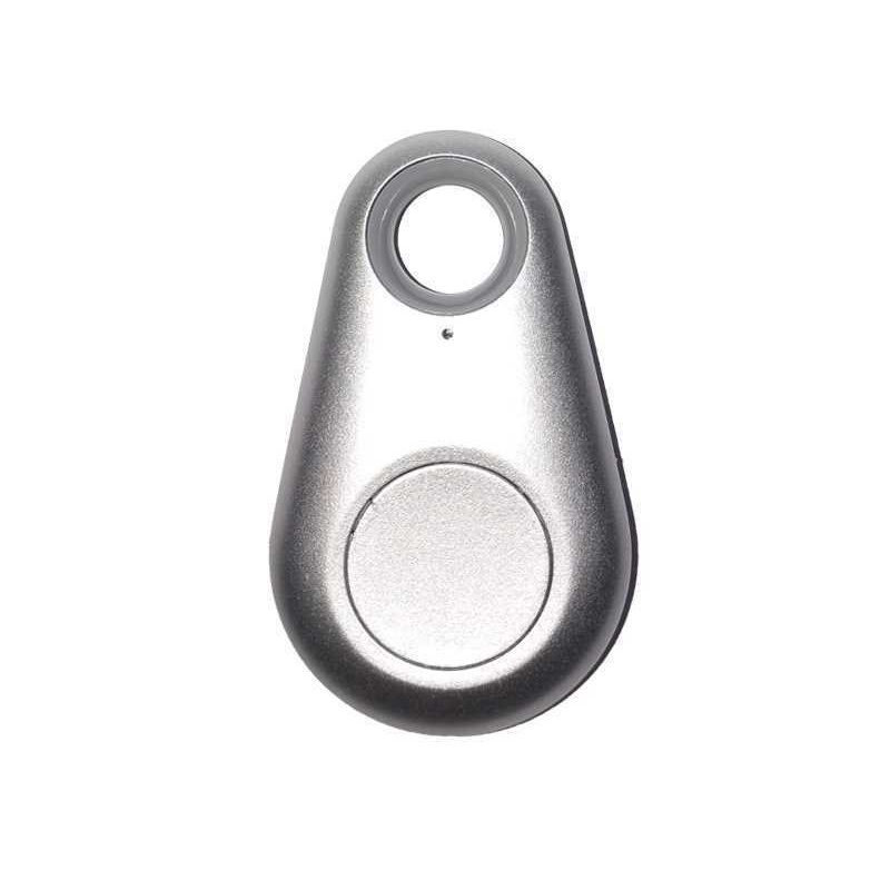 Bluetooth-kompatibel anti-tabt nøglering nøgle mobiltelefon mistet alarm to-vejs finder artefakt smart tag gps positionering tracker: Sølv