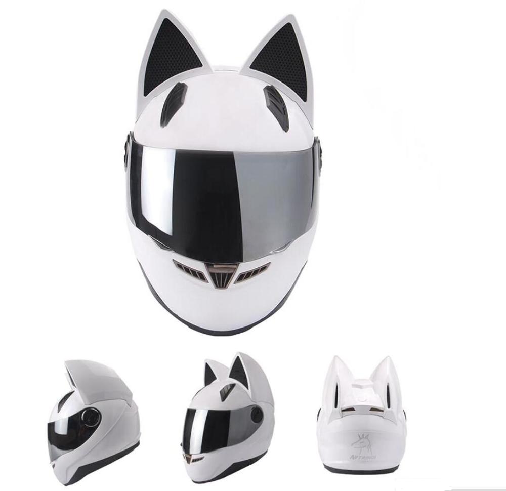 For NITRINOS The cat - ear motorcycle helmet glasses screen visor