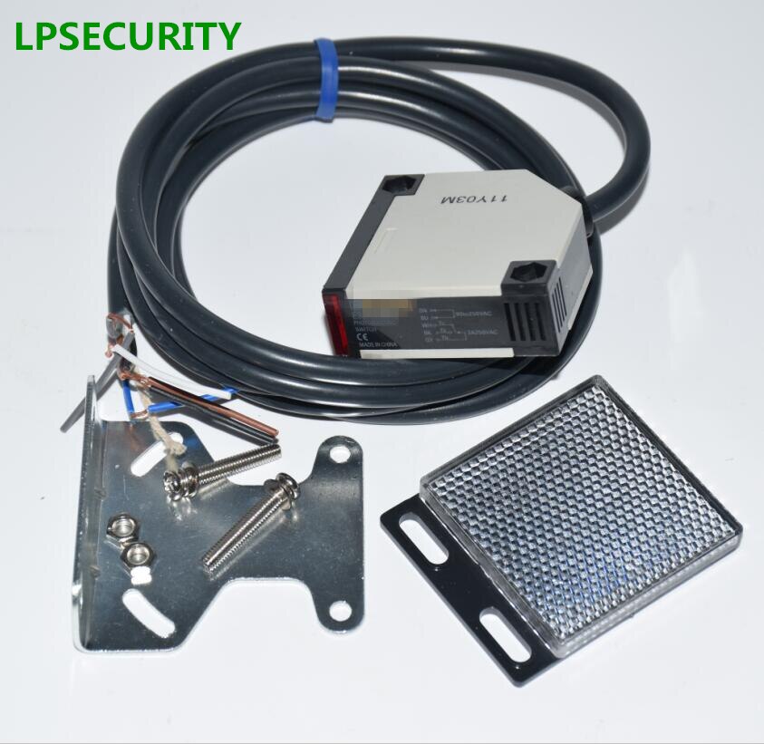 2.5m 4m garage sliding swing Gate & Door Opener Reflective Infrared Photocell / infrared sensor photo eye beam