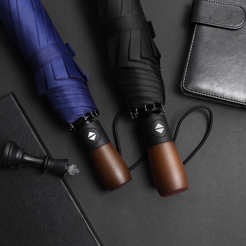 Academy Winddicht Mannen Draagbare Paraplu Reizen Outdoor Luxe Automatische Parasol Paraplu Regen Vrouwen Paraguas Ambrella BW50YS