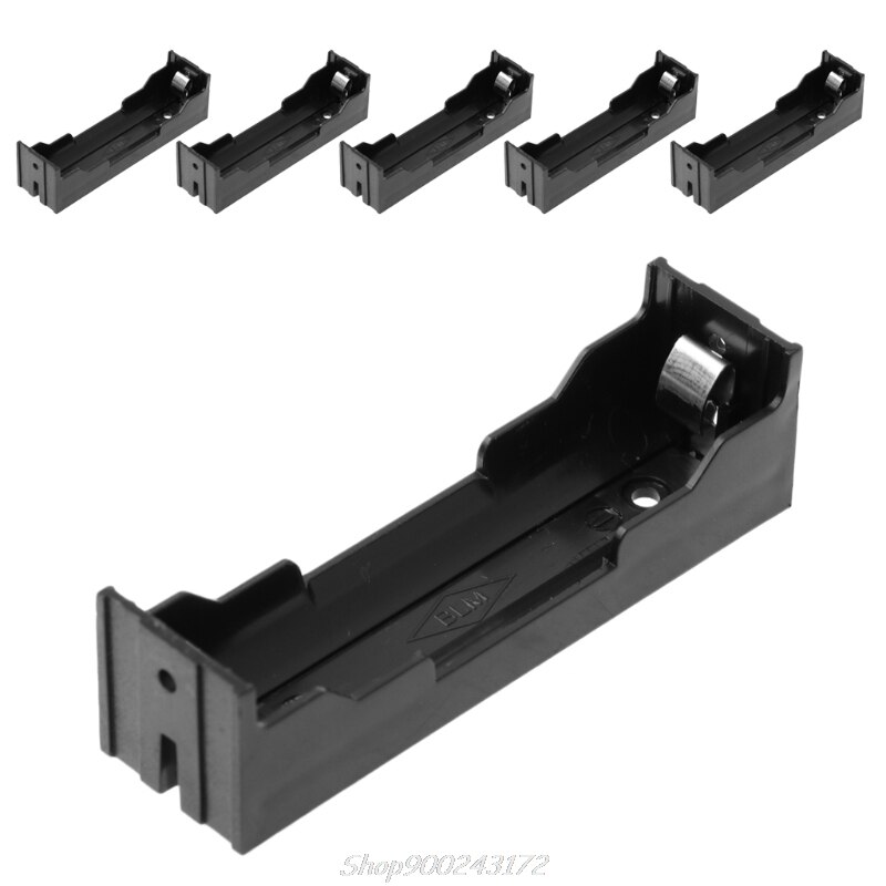 5 Stks/set Diy Abs Opbergdoos 2-Pin Houder Case Voor 1x Li-Ion 18650 3.7V Batterij