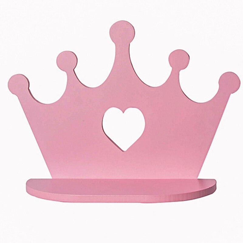 Childrens Houten Prinses Crown Boek Pop Plank Kids Peuters Childs Kwekerij Meubilair: Default Title