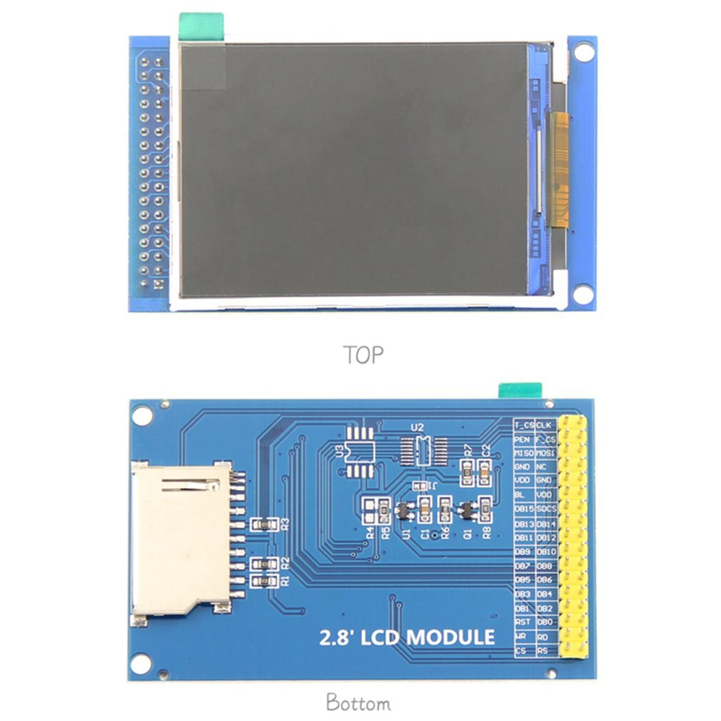 2,8 zoll TFT LCD Parallel-Port LCD Auflösung 320*240 2,8 inch LCD Display Modul LCD Bord mit touch 3,3 V/5 V Fahrer IC ILI9341