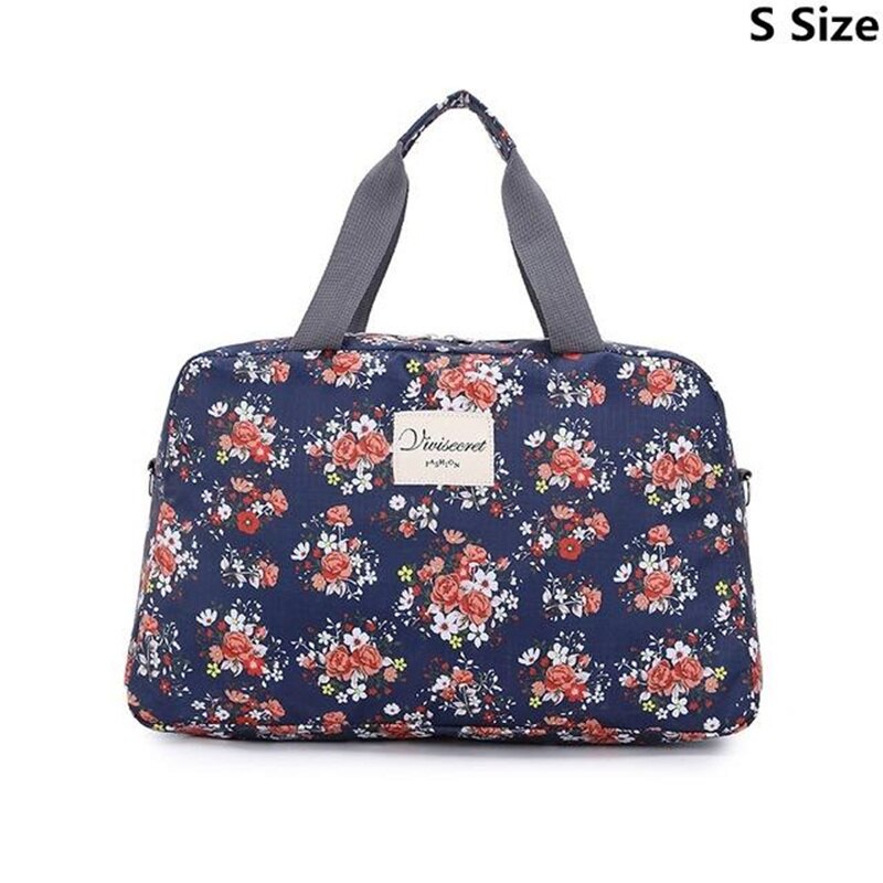 Ruputín-bolsos de viaje para mujer, organizadores de equipaje, bolsa portátil de alta capacidad, artículos plegables, organizadores de viaje, bolso de mano: Blue S