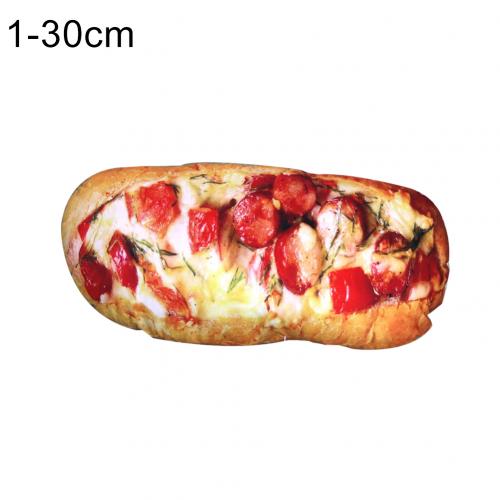 Muñeca rellena modelo de pan de sésamo con mantequilla de jamón simulada en 3D, cojín trasero, almohada decorativa, cojín de apoyo: Ham Bread30cm