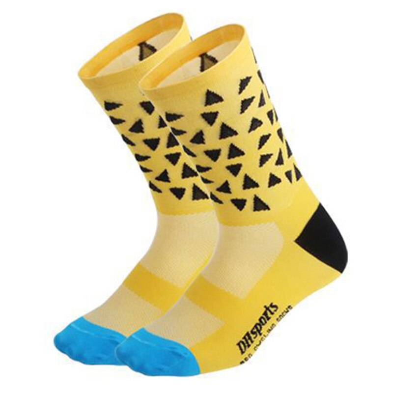 Bicycle Cycling Socks Breathable MTB Road Bike Men Women Stocking Durable Summer Coolmax Riding Socks 39-46 BC0362: Orange