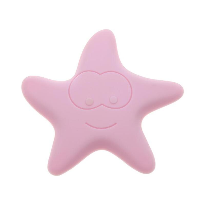 1 stücke Anti-Kollision Griff Schutz Stick auf Wand Silikon Türschloss Tür Rand Sicherheit Wachen Stumm Matte für baby Sichere Pflege: Rosa