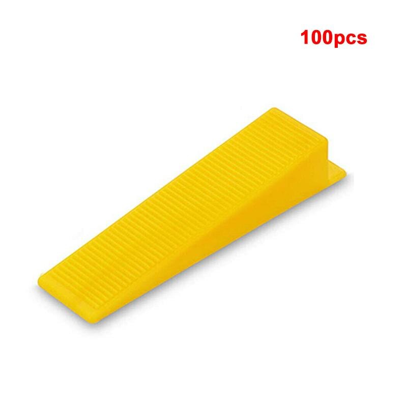 Construction Wedges 100 Pcs Wall Level Tile Leveling For Tile Wedges Tiling Flooring Tool Plastic Flat Ceramic Leveler Floor
