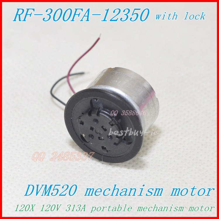 Draagbare dvd-motor rf -300f-12350 dv5.9v zwarte jas met slot (sf -hd850 /  sf -hd870 120x)  dvm 520 spindelmotor rf -300ca-12350
