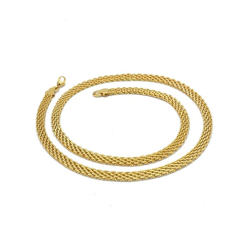 Mesh Stainless Steel Bracelet Necklace for Women 4mm 6mm 8mm Width Chokers Necklaces
