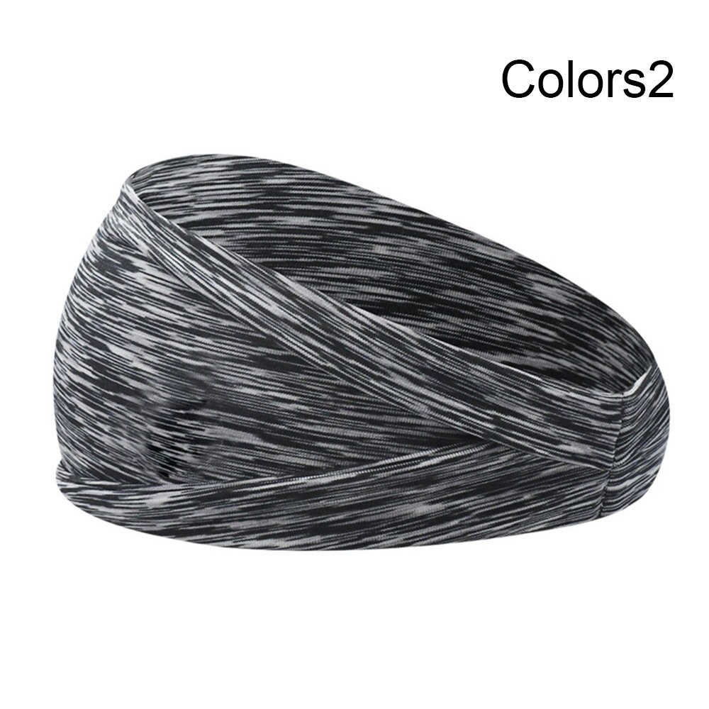 Absorberende Zweet Haarbanden Elastische Sport Haarbanden Head Band Yoga Hoofdbanden Hoofddeksels Headwrap Sport Haaraccessoires: --Colors2
