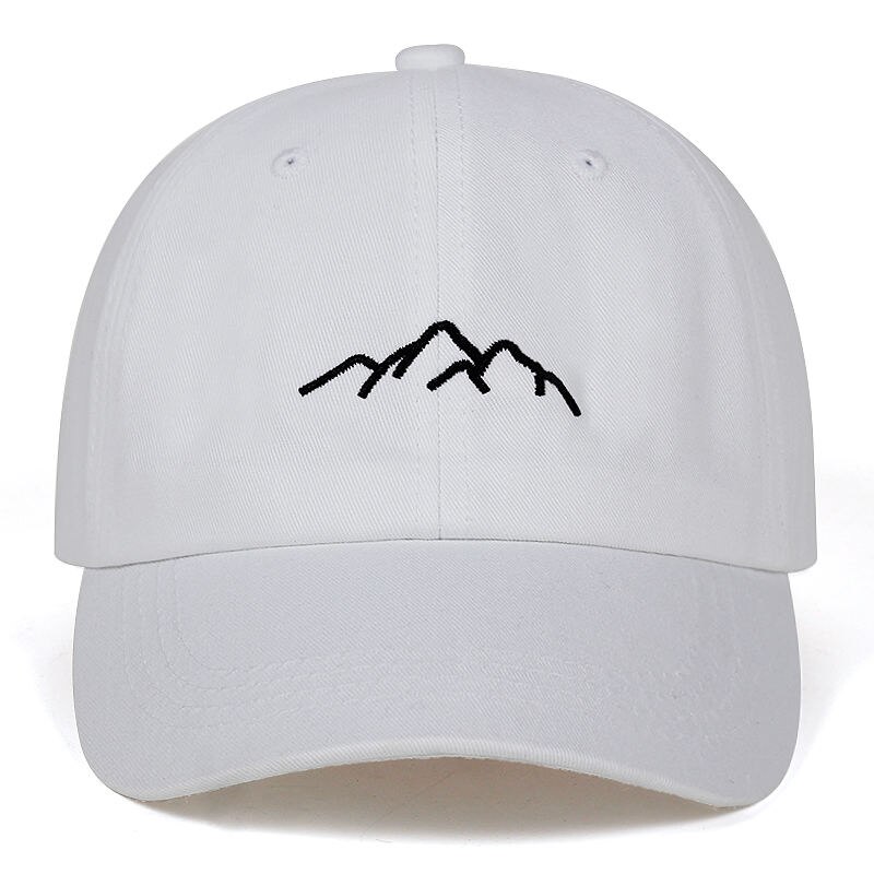 neue Berg palette stickerei Mens Frauen Baseball Caps Einstellbare Hysterese Kappen papa Hüte Knochen Garros: WHITE