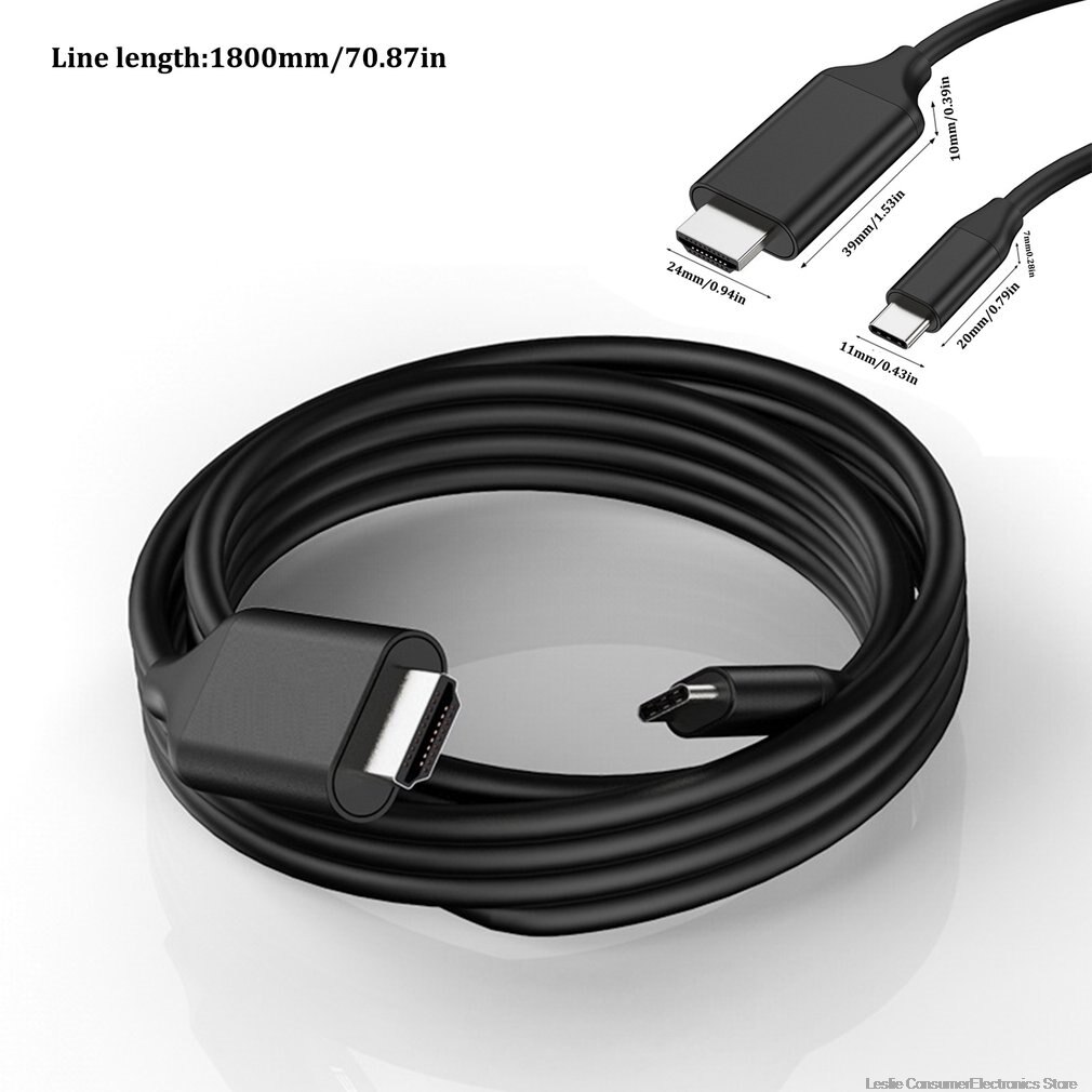 Los Cables HDMI para Samsung USB tipo C-C a 4K HDMI Cable HDTV TV Digital AV adaptador para Samsung Nota 9 DeX HDMI convertidor de Cable