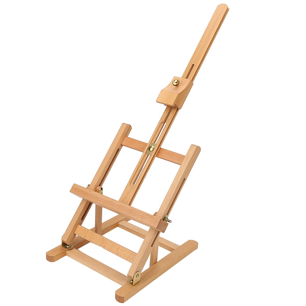 Art Easel Adjustable Height Tabletop Wood Studio Outdoor Folding H-Frame Easels Multifunctional Art Easels Artist Painting Tools