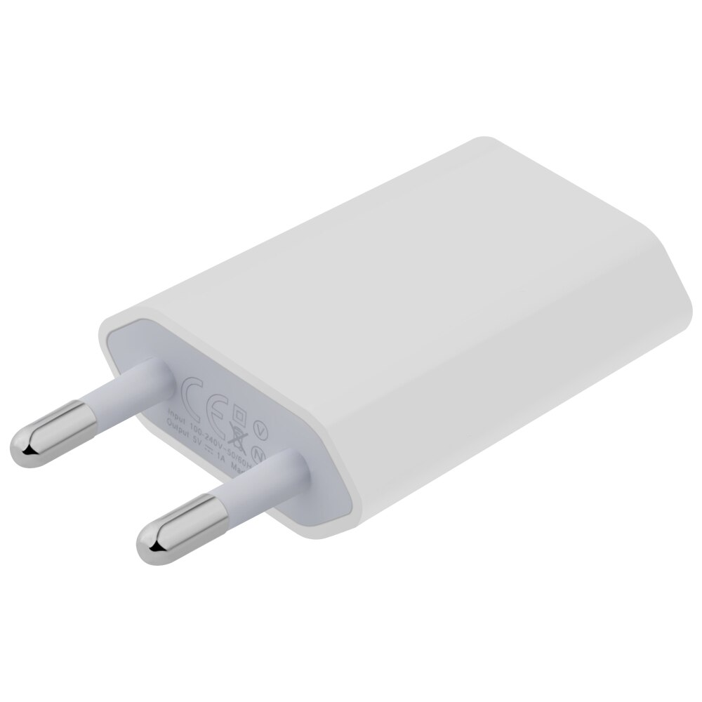 Universal 5w plugue da ue viagem usb carregador de parede 5v/1a carregamento rápido para iphone 6s 7 8 plus x xs max xr telefone celular ac adaptador