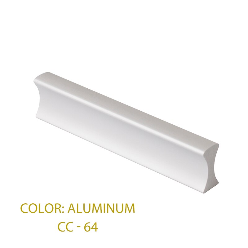 matt aluminium og til tone cc 64 96mm trekk kjøkkenskap og annen møbel skuff eller dørhåndtak: matt aluminium cc64