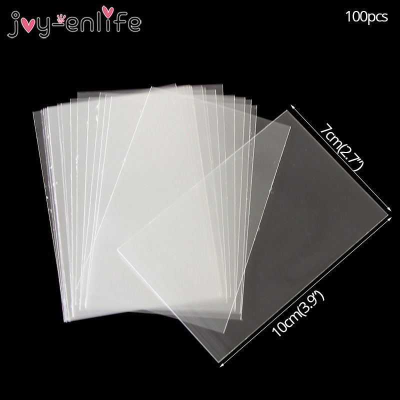 100Pcs Diy Bruiloft Verjaardagsfeestje Zoete Cellofaan Clear Candy Opbergzakken Cookies Lollipops Cake Verpakking Eenhoorn Decoratie