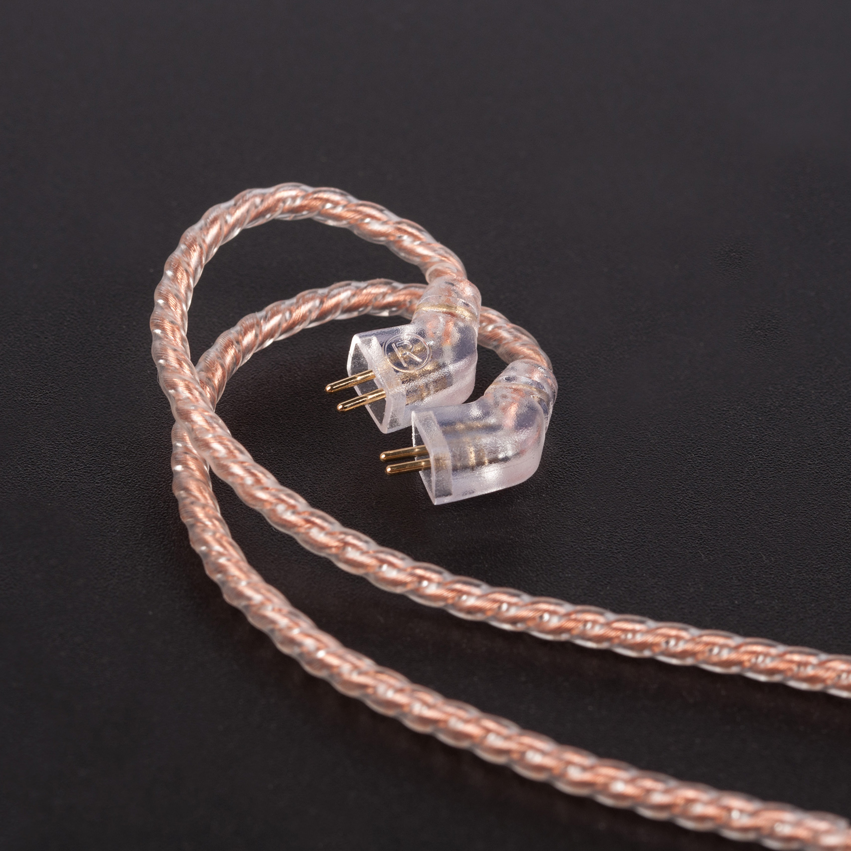 KBEAR 4 Core cuivre mise à niveau câble d'écouteurs 2PIN/QDC/MMCX/TFZ écouteurs connecteur pour KBEAR KB06 KZ ZSN PRO casque HIFI casque