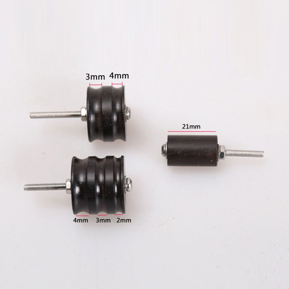 8pcs Leather Burnisher Leather Slicker Tool Drill Edge Burnisher Pointed Creaser Electric Polished Head DIY Leather Tools set