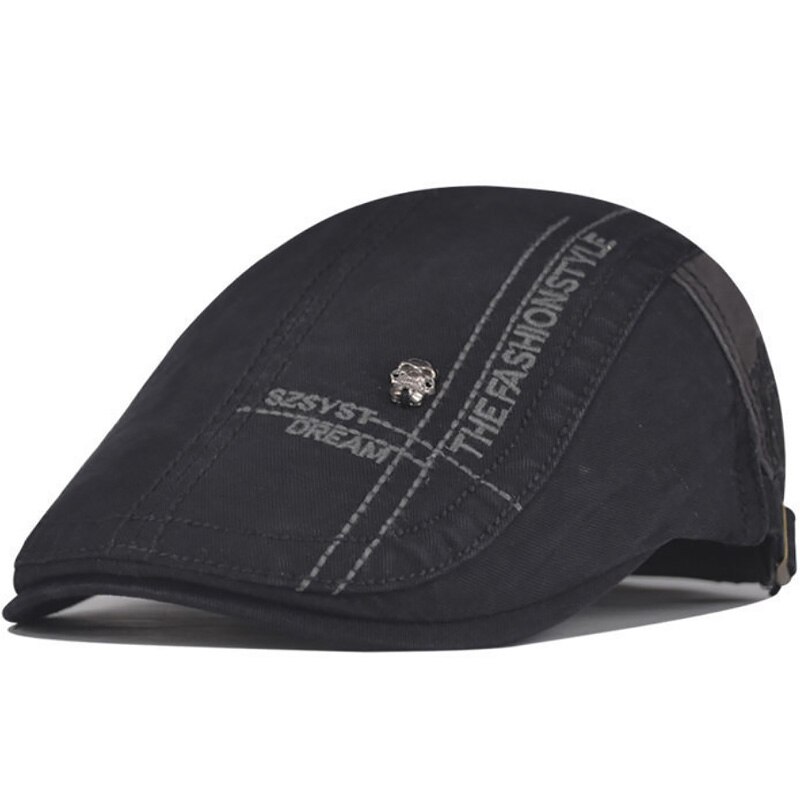 Fajne beret pary czapki nowa wiosna 2021 klasyczny czapka garnizonowa damska dopasowywalna klamra Streetwear kapelusz dla obu płci moda przyczynowy czapka mężczyzna